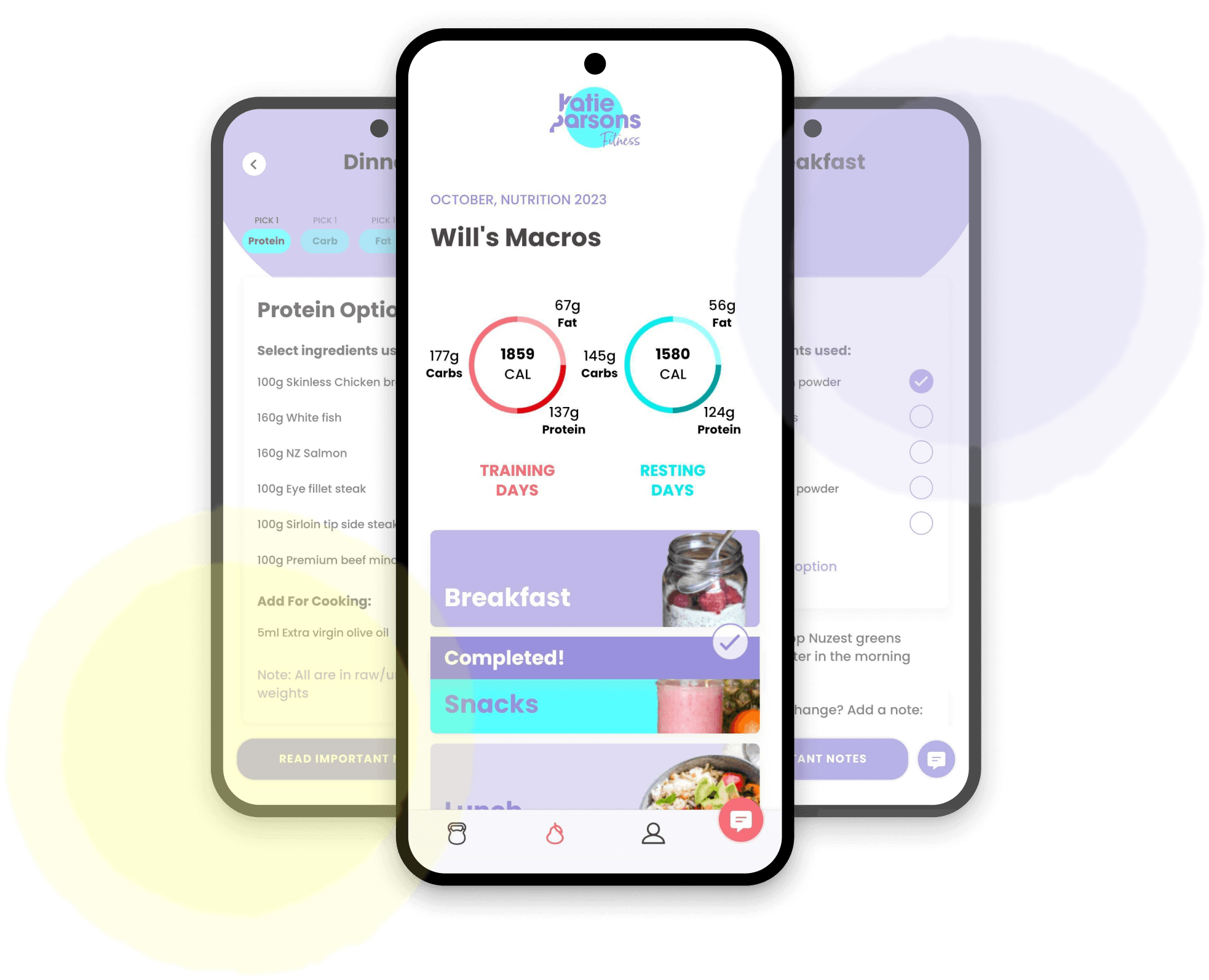 KP Fit mobile view