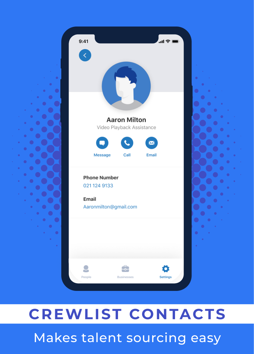 Crewlist Contacts